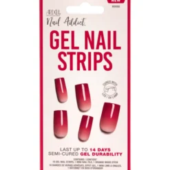 ARDELL GEL NAIL STRIPS SMALTO GEL ADESIVO APPLICAZIONE CON LAMPADA ROUGE