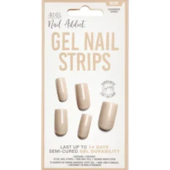 ARDELL GEL NAIL STRIPS SMALTO GEL ADESIVO APPLICAZIONE CON LAMPADA CASHMERE SANDS