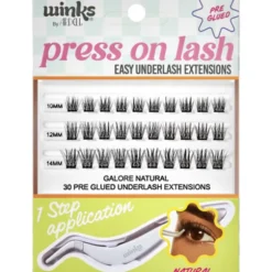 ARDELL WINKS PRESS ON LASH 30 PC NATURAL + APPLICATOR
