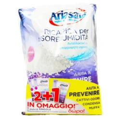 ARIASANA ASSORBIUMIDITA' RICARICA CRISTALLI LAVANDA 450 GRAMMI 3 PZ