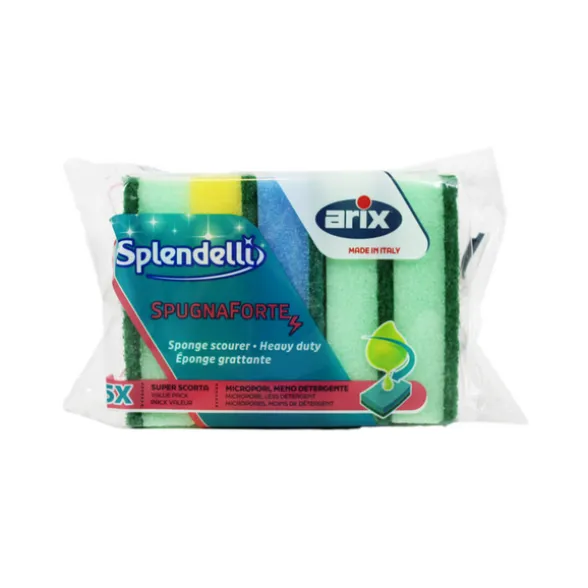 ARIX SPLENDELLI SPUGNE ABRASIVE COLORATE 5 PZ