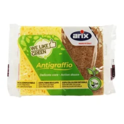 ARIX SPUGNA ABRASIVA WE LIKE GREEN ANTIGRAFFIO 2 PEZZI
