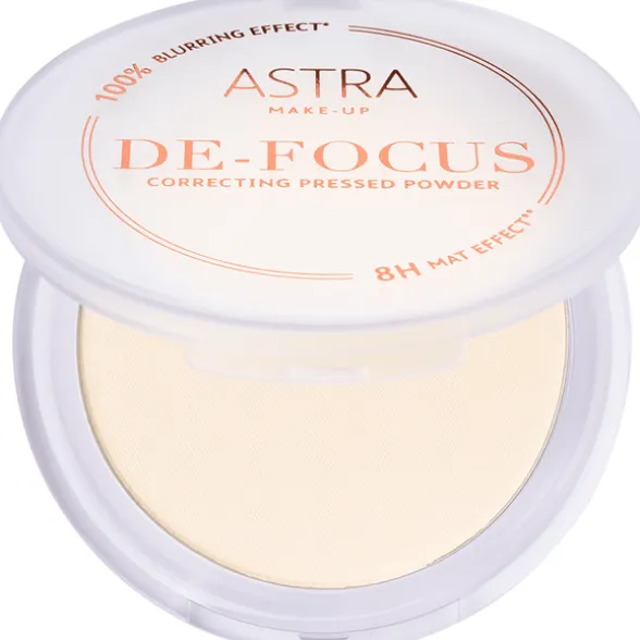 ASTRA CIPRIA DE-FOCUS SMOOTHING PRESSED POWDER 03 YELLOW FILTER