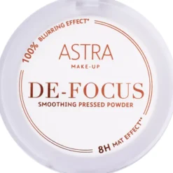 ASTRA CIPRIA DE-FOCUS SMOOTHING PRESSED POWDER 01 TRASPARENTE