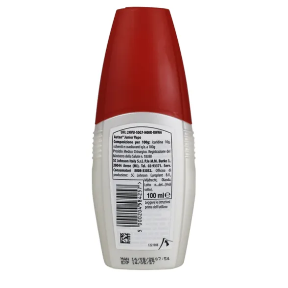 AUTAN FAMILY CARE JUNIOR REPELLENTE ANTIPUNTURA VAPO 100 ML