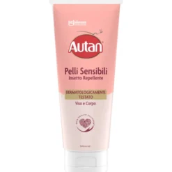 AUTAN PELLI SENSIBILI INSETTO REPELLENTE VISO CORPO TUBO 100 ML