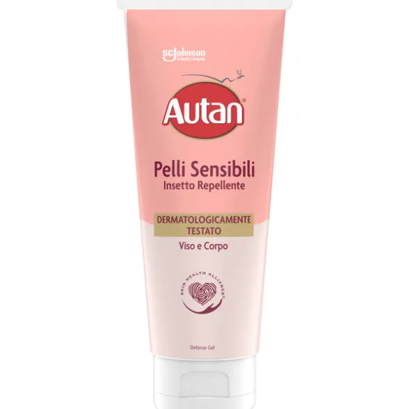AUTAN PELLI SENSIBILI INSETTO REPELLENTE VISO CORPO TUBO 100 ML