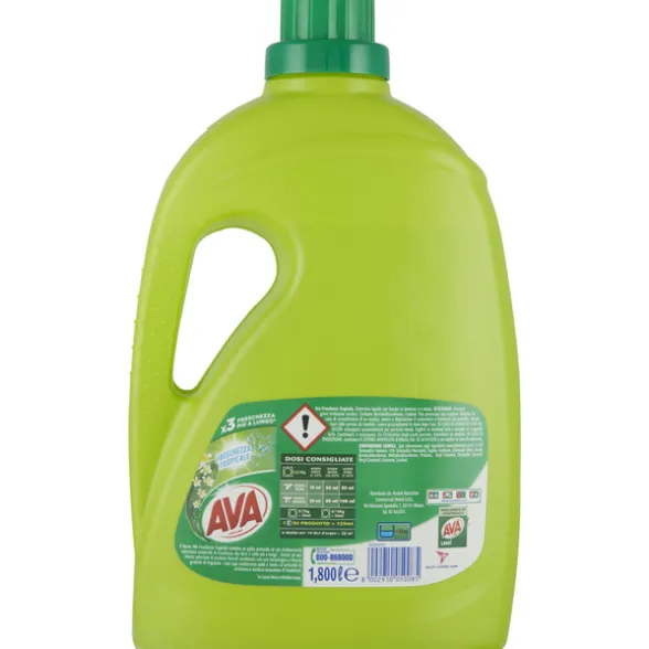 AVA DETERSIVO LIQUIDO BUCATO LAVATRICE e A MANO FRESCHEZZA TROPICALE CAPI BIANCHI E COLORATI 36 LAVAGGI