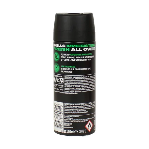 AXE DEODORANTE SPRAY AFRICA MANDARIN & SANDALWOOD 150 ML