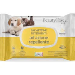 BEAUTYCASE PET 40 SALVIETTE DETERGENTI AD AZIONE REPELLENTE
