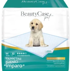 BEAUTY CASE TAPPETINI IGIENICI IMPARO ASSORBENTI MULTIUSO PER ANIMALI CM 60x60 30 PZ