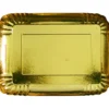 BIBO 2 MAXI VASSOI RETTANGOLARI 38x29 CM GOLD METALIZZATO