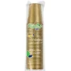 BIBO NATURAL 50 BICCHIERI 200 cc BIODEGRADABILI e COMPOSTABILI COLORE ORO