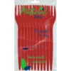 BIBO NATURAL 15 FORCHETTE ROSSE BIODEGRADABILI e COMPOSTABILI