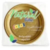 BIBO NATURAL 20 PIATTI DESSERT 17 DM BIODEGRADABILI COMPOSTABILI COLORE ORO
