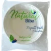 BIBO NATURAL 25 PIATTI FONDI BIANCHI IN BIOPLASTICA DIAMETRO 21,5 CM