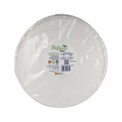 BIBO NATURAL 6 PIATTI PIZZA BIODEGRADABILI E COMPOSTABILI DM 32 cm