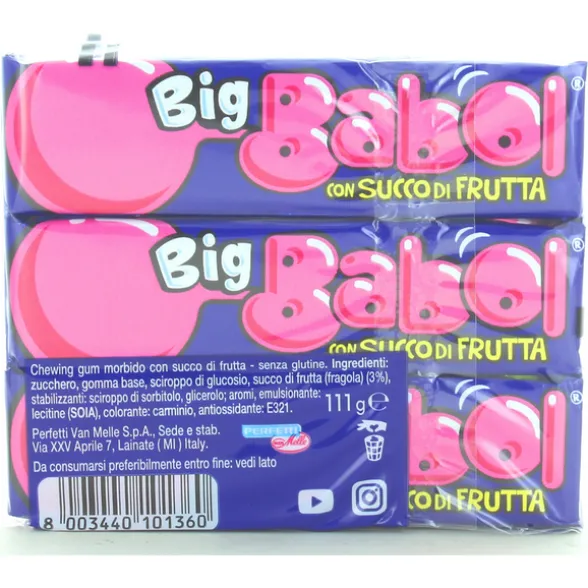 BIG BABOL CON SUCCO DI FRUTTA 3 PACKS
