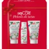 BIOCORE COFANETTO PETALI DI ROSA: CREMA MANI EMOLLIENTE ALLA ROSA TUBO 50 ML + CREMA VISO NUTRIENTE ALLA ROSA TUBO 50 ML + TONICO VISO CALMANTE ALLA ROSA FLACONE 50 ML