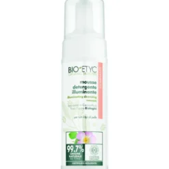 BIOETYC ORGANIC SKINCARE MOUSSE DETERGENTE ILLUMINANTE ESTRATTI CAMOMILLA E ROSA CANINA TUTTI I TIPI DI PELLE 150 ML