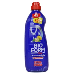 BIOFORM PLUS GEL LAVASTOVIGLIE IGIENIZZANTE EXTRA POWER 45 LAVAGGI 820 ML