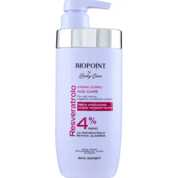 BIOPOINT BODY CARE CREMA CORPO AGE CARE RESVERATROLO 500 ML