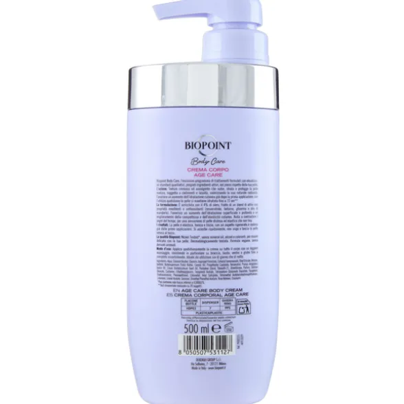 BIOPOINT BODY CARE CREMA CORPO AGE CARE RESVERATROLO 500 ML