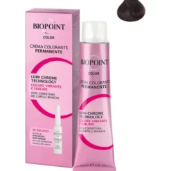 BIOPOINT 5.38 CASTANO CHIARO CIOCCOLATO + FIALA SERUM PERSONAL PROFESSIONAL COLOR CREMA COLORANTE PERMANENTE
