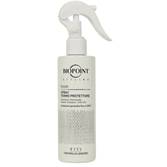 BIOPOINT STYLING SPRAY TERMO PROTETTORE PROTEZIONE GARANTITA FINO A 230° 200 ML