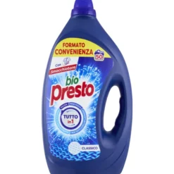 BIO PRESTO DETERSIVO LIQUIDO BUCATO LAVATRICE TUTTO IN 1 CLASSICO 50 LAVAGGI 2250 ML