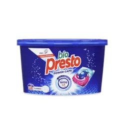 BIO PRESTO POWER CAPS DETERSIVO BUCATO LAVATRICE CLASSICO 18 LAVAGGI