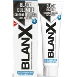 BLANX DENTIFRICIO BLACK DOLOMITE CARBONEeDOLOMIA 100% NATURALE 75 ML