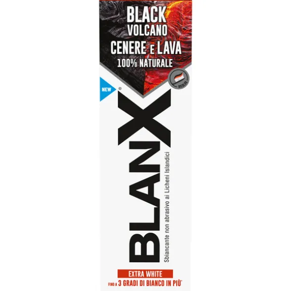 BLANX DENTIFRICIO BLACK VOLCANO CENERE e LAVA 75 ML