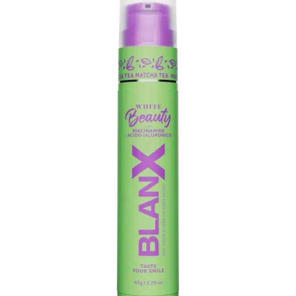 BLANX DENTIFRICIO WHITE BEAUTY CON NIACINAMIDE E ACIDO IALURONICO TEA MATCHA 65 ML
