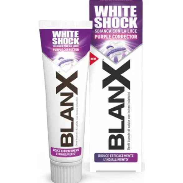 BLANX DENTIFRICIO WHITE SHOCK PURPLE CORRECTOR 75 ML
