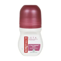 BOROTALCO DEODORANTE ROLL-ON SETA PROFUMO DI TALCO E FIORI DI ROSA 50 ML