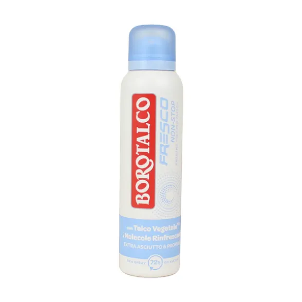 BOROTALCO FRESCO DEODORANTE SPRAY FRESCO NO STOP PROFUMO TALCATO FRESCO 150 ML