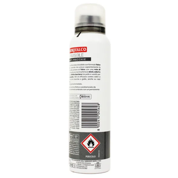 BOROTALCO INVISIBLE DEODORANTE SPRAY 150 ML