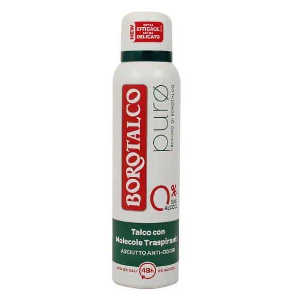 BOROTALCO PURO DEODORANTE SPRAY 0% SALI PROFUMO DI BOROTALCO 150 ML