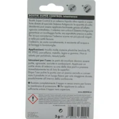 BOSTIK SUPER CONTROL ADESIVO ULTRA RAPIDO3g