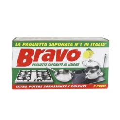 BRAVO SGRASSANTE 7 PAGLIETTE SAPONATE AL LIMONE PER STOVIGLIE