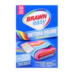 BRAWN BUCATO SICURO PANNI PER LAVATRICE 36 PZ.