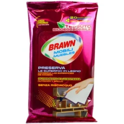 BRAWN MOBILI 20 PANNI POLVERE CON CERA CARNAUBA