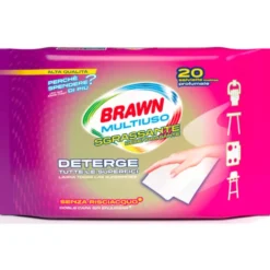 BRAWN MULTIUSO SGRASSANTE 20 SALVIETTE PROFUMATE