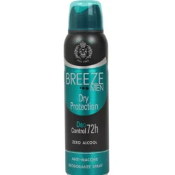BREEZE DEODORANTE SPRAY MEN 72H DRY PROTECTION 150 ML