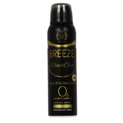BREEZE DEODORANTE SPRAY UOMO BLACKOUD LEGNO DI CEDRO E SPEZIE 150 ML 48H