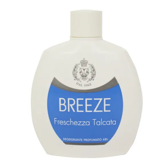 BREEZE DEODORANTE SQUEEZE FRESCHEZZA TALCATA 100 ML