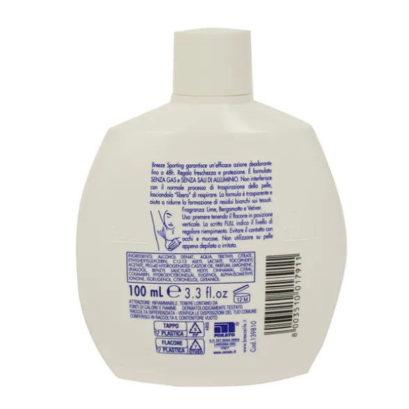 BREEZE DEODORANTE SQUEEZE SPORTING 100 ML