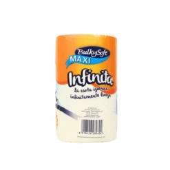 BULKYSOFT CARTA IGIENICA INFINITA 4 ROTOLI 340 STRAPPI 2 VELI