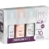 ByME KIT 3 SIERI DA 30 ML (SIERO VISO ACIDO IALURONICO, SIRO VISO VITAMINA C, SIERO OCCHI E LABBRA CAFFEINA) + 10 MASCHERE COMPRESSE